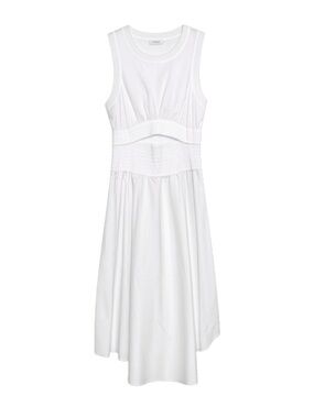 A.L.C. Cutout White Asymmetrical Dress